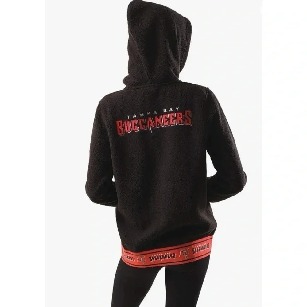 Ultra Game NFL Tampa Bay Buccaneers Zip Up Sherpa Jacket Size XL